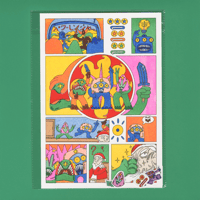 CRACRA RANGERS - RISO POSTER