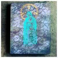 Spray Paint Lowrider Guadalupe On Wood