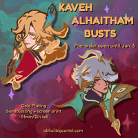 Image 1 of [PRE-ORDER] Kaveh/Alhaitham busts 