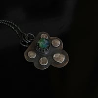 Image 3 of I dream of the Sea ancient Roman glass and silver necklace
