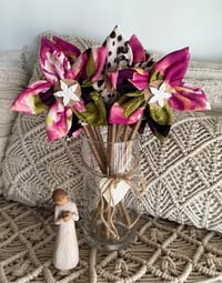 Image 4 of Memory Flowers custom created from a clients loved ones collection of scarves