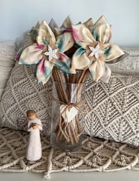 Image 5 of Memory Flowers custom created from a clients loved ones collection of scarves