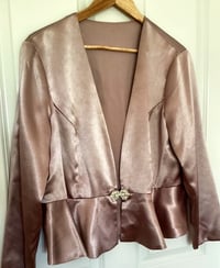 Image 3 of Memory Flowers custom created for a client from jackets hand tailored by her cherished friend