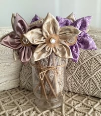 Image 6 of Memory Flowers custom created for a client from jackets hand tailored by her cherished friend