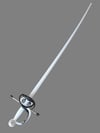 High Quality HEMA Fencing Rapier Nylon Sword European Martial Arts Safe Practice Dueling