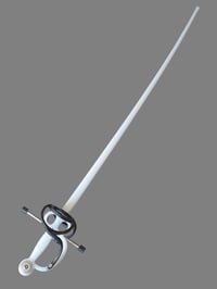 Image 1 of High Quality HEMA Fencing Rapier Nylon Sword European Martial Arts Safe Practice Dueling