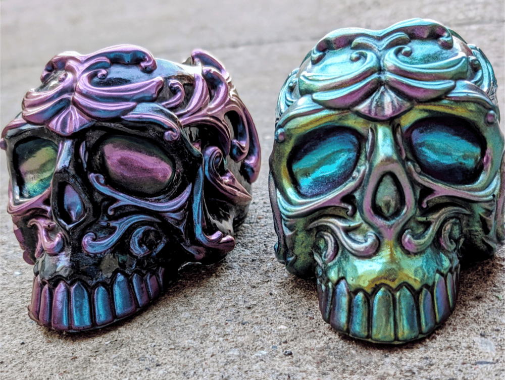 Image of Skull Brush Holders 