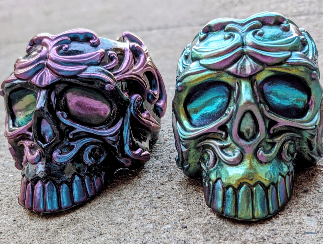 Image of Skull Brush Holders 