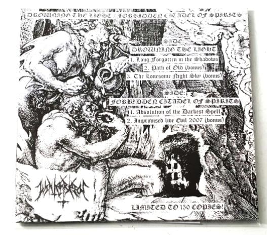 DROWNING THE LIGHT / FORBIDDEN CITADEL OF SPIRITS - SPLIT LP