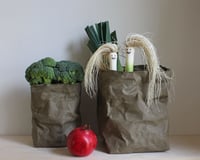 Image 2 of Khaki shade washable paper bags