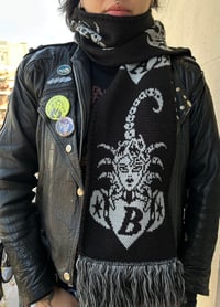 Image 1 of GREY/BLACK ACAB SCARF 