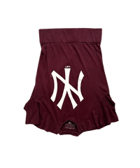 Image 1 of BURGUNDY NY T-SKIRT - SIZE XS