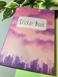 Image 2 of Reusable Blank Stickerbook, Handmade Skyline Sticker Book with 40 Pages for safekeeping