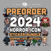 Image 1 of 2024/YEAR 3 - HALLOWEEN HORROR ICON STICKER PACK