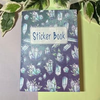 Image 1 of Reusable Blank Stickerbook, Handmade Crystal Sticker Book with 40 Pages for safekeeping