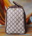 Image of Vtg Gucci Brown Monogram Boston Bag.