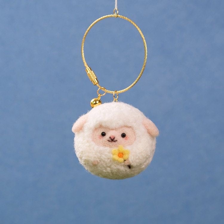 Image of Bella the Lamb, Needle Felting Kit