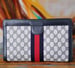 Image of Vtg Gucci Blue Monogram Clutch 