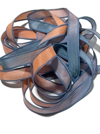 Image 4 of 1PC. FARMERS MARKET 42" Hand Dyed Finished Edge Silk Wrist Wrap Bracelet/Jewelry/Craft Ribbons