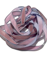 Image 6 of 1PC. VINTAGE ROSE 42" Hand Dyed Finished Edge Silk Wrist Wrap Bracelet/Jewelry/Craft Ribbons