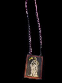 Image 2 of Double Sided Red and Silver Muerte 