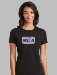 Image 1 of WOMANS T-SHIRT  LICENSE PLATE DESIGNS