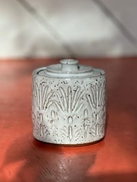 Image 1 of Carved Lidded Jar