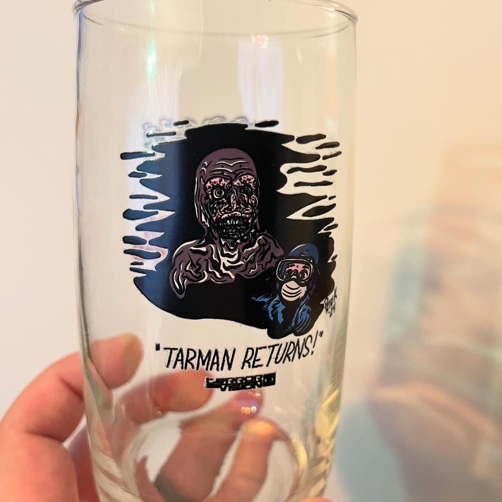 RETURN of the LIVING DEAD II "Tarman Returns" 14 oz Terror-Vision Collector's Glass