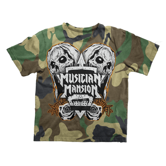 Image of Musician Mansion Camo Shirt