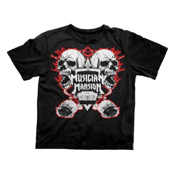 Image of Musician Mansion Skull Shirt