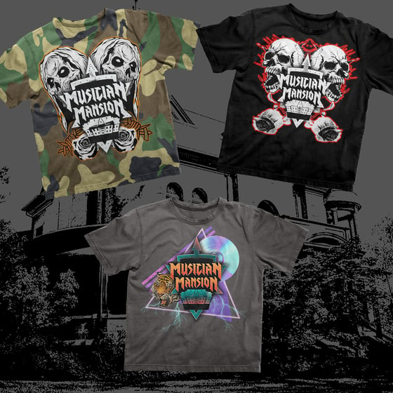 Image of All 3 Musician Mansion Shirts Bundle