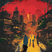 Image of "The Land Of Wind & Ghosts" Canvas Print