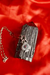 Garnet & Sterling Silver Ace of Spades Pendant