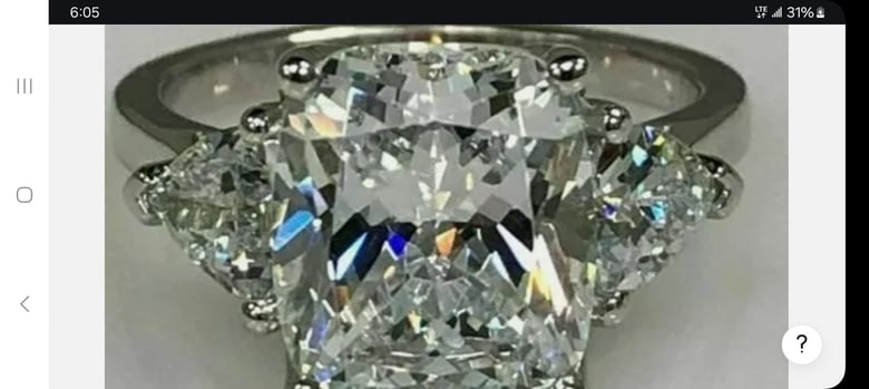 Image of 3.10 CARAT CUSHION  CUT LAB CREATED DIAMOND 