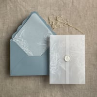 Image 3 of white etched peony PACK of 10