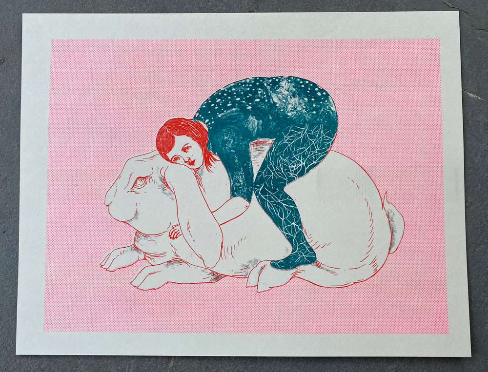 Image of Puffball Collaborative Print