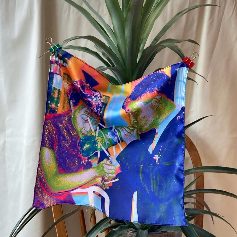 "The Holy Trinity: Smoking, Sprite & Sex" Silk Scarf