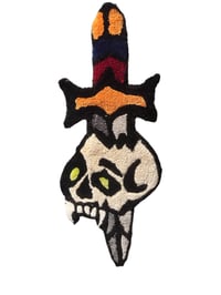 Image 2 of Skull dagger wall hanger