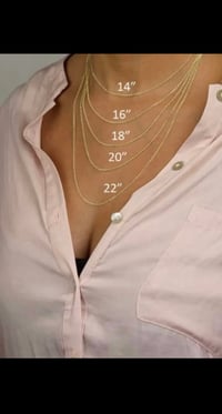 Image 3 of Minimalist Sparkle Name Necklace on Twist Chain