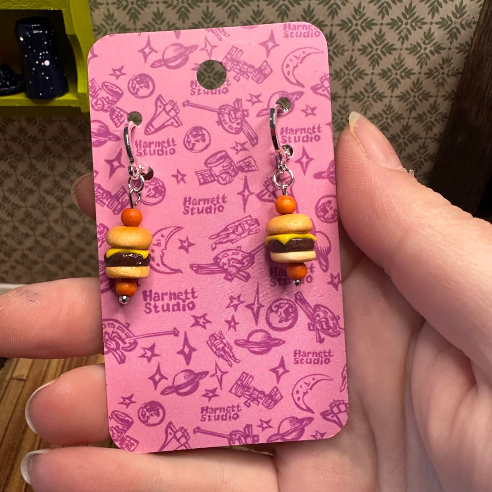 Image of Burger Earrings