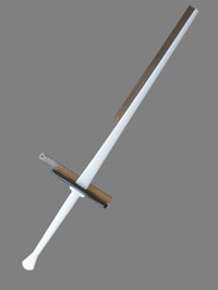 Image 7 of Training Nylon Two-Handed HEMA Medieval European Longsword Martial Arts Sparring Practice