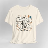 Image 1 of Happy New Year Celebration Short Sleeve T-Shirt