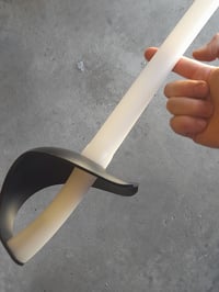 Image 2 of Training Sabre HEMA Bowl Guard Nylon Military Historical Fencing Martial Arts Dueling Sword