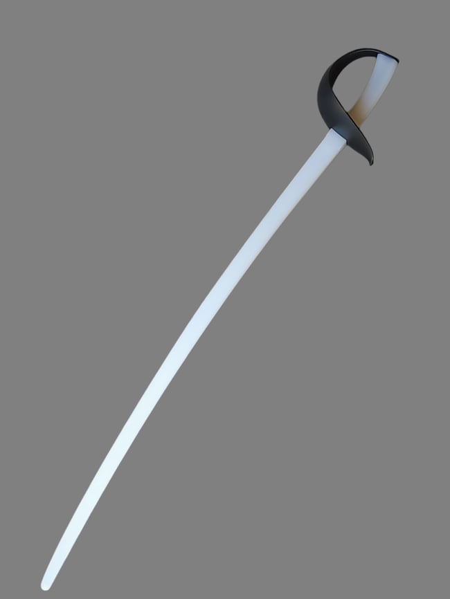 Training Sabre HEMA Bowl Guard Nylon Military Historical Fencing Martial Arts Dueling Sword