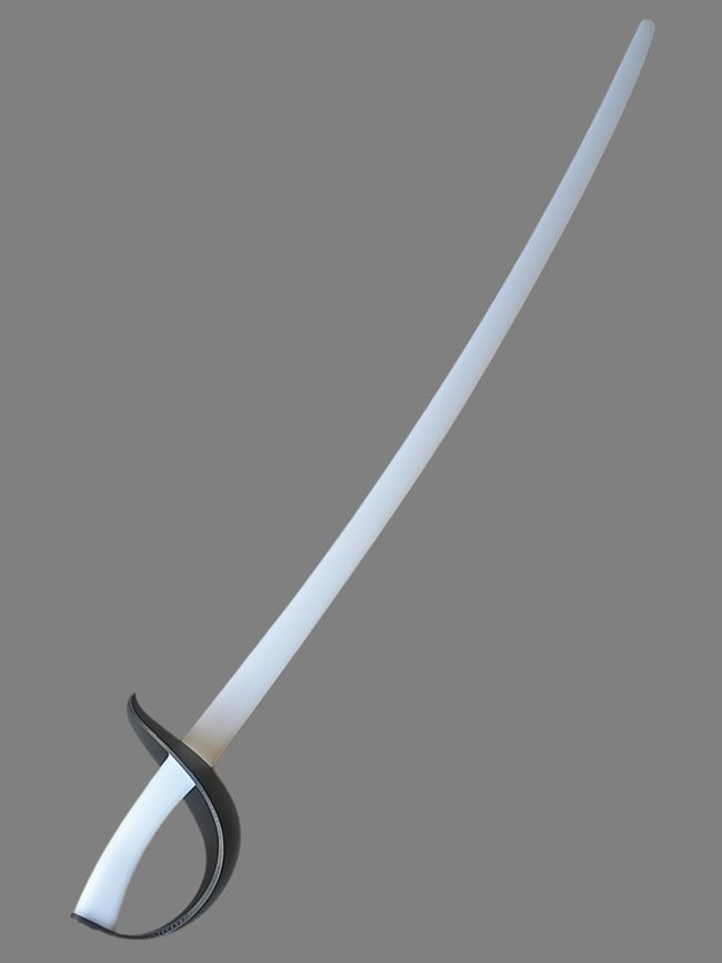 Training Sabre HEMA Bowl Guard Nylon Military Historical Fencing Martial Arts Dueling Sword