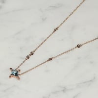 Image 2 of Winter Forest Blue Topaz Necklace