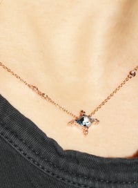 Image 5 of Winter Forest Blue Topaz Necklace