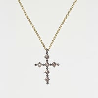 Image 1 of Black Antique Cross Necklace