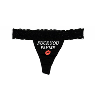 PAY ME LACE THONG