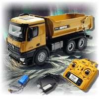 Image 3 of Huina 1582 Upgraded Dump Truck 